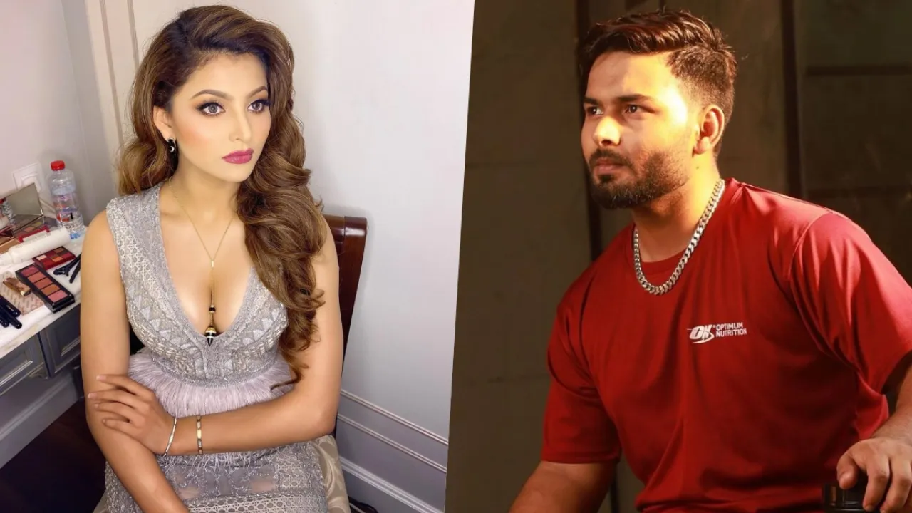 Urvashi Rautela Rishabh Pant MS Dhoni (1)
