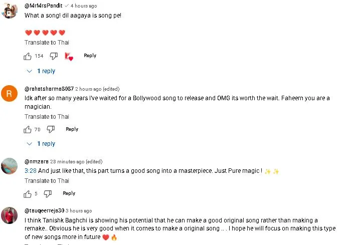 saiyaara title track reax