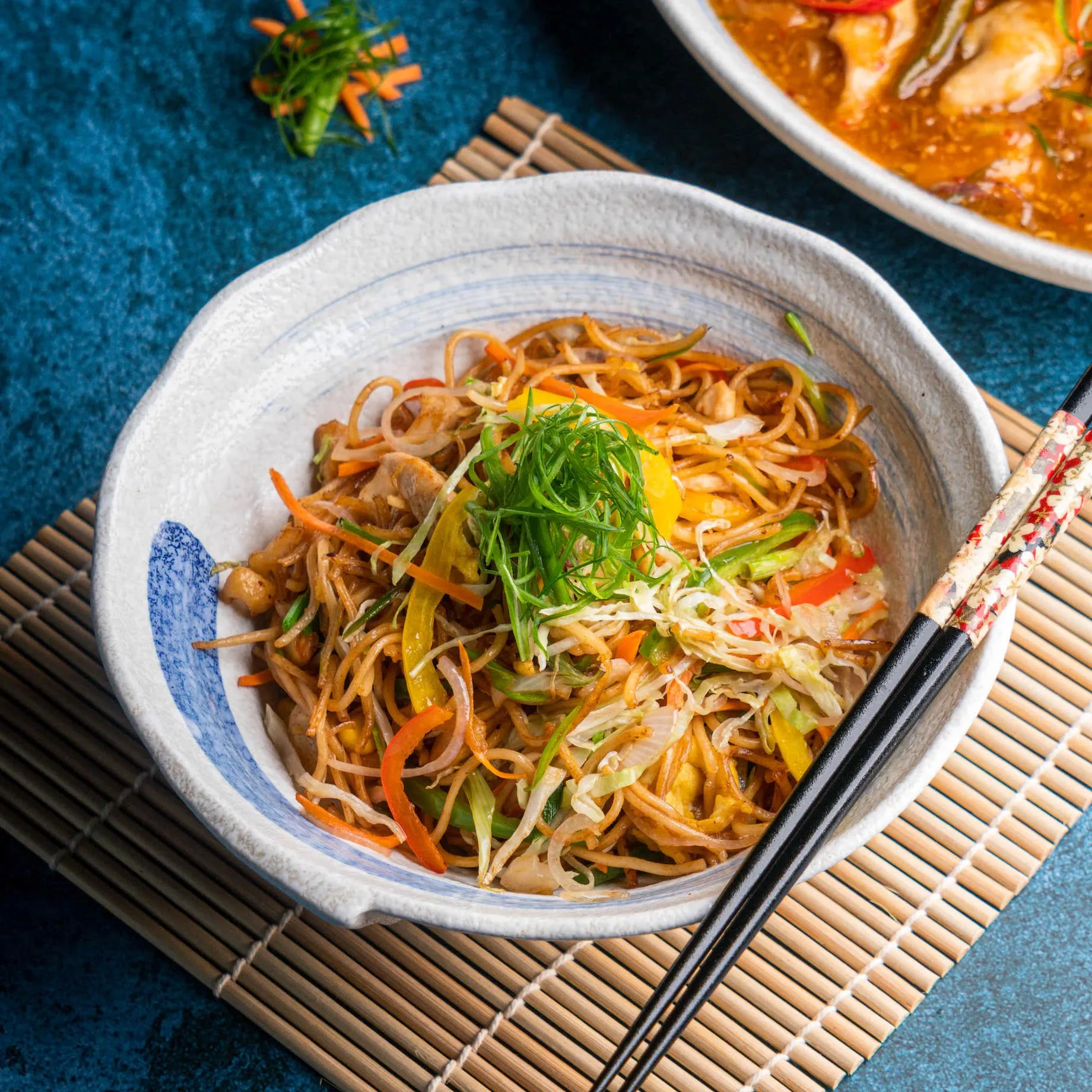 Chicken Stir Fried Sichuan Noodles