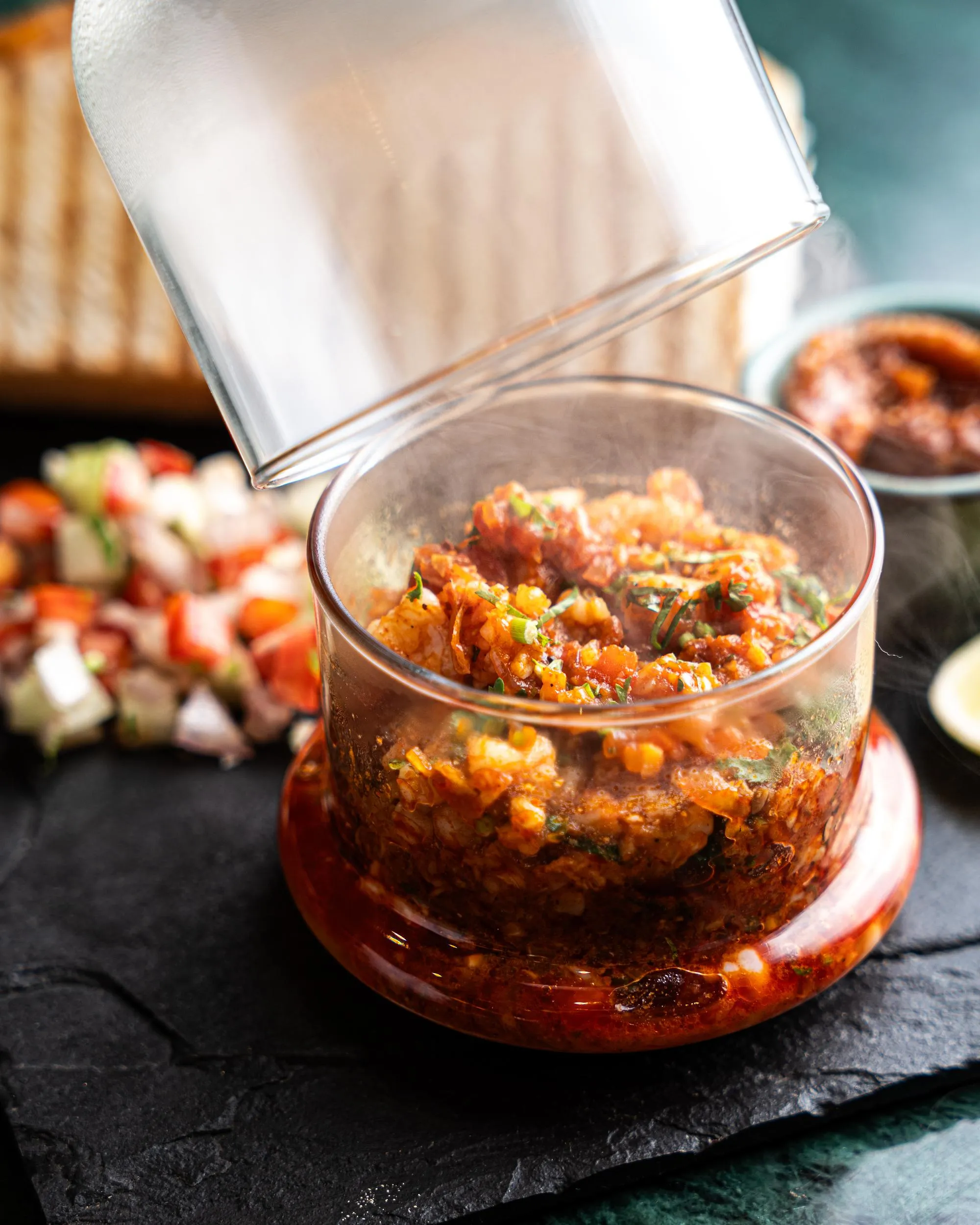 Prawns Kheema Pao at Monkey Bar, Bandra