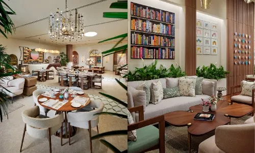 The artistic interiors at NMACC Arts Café