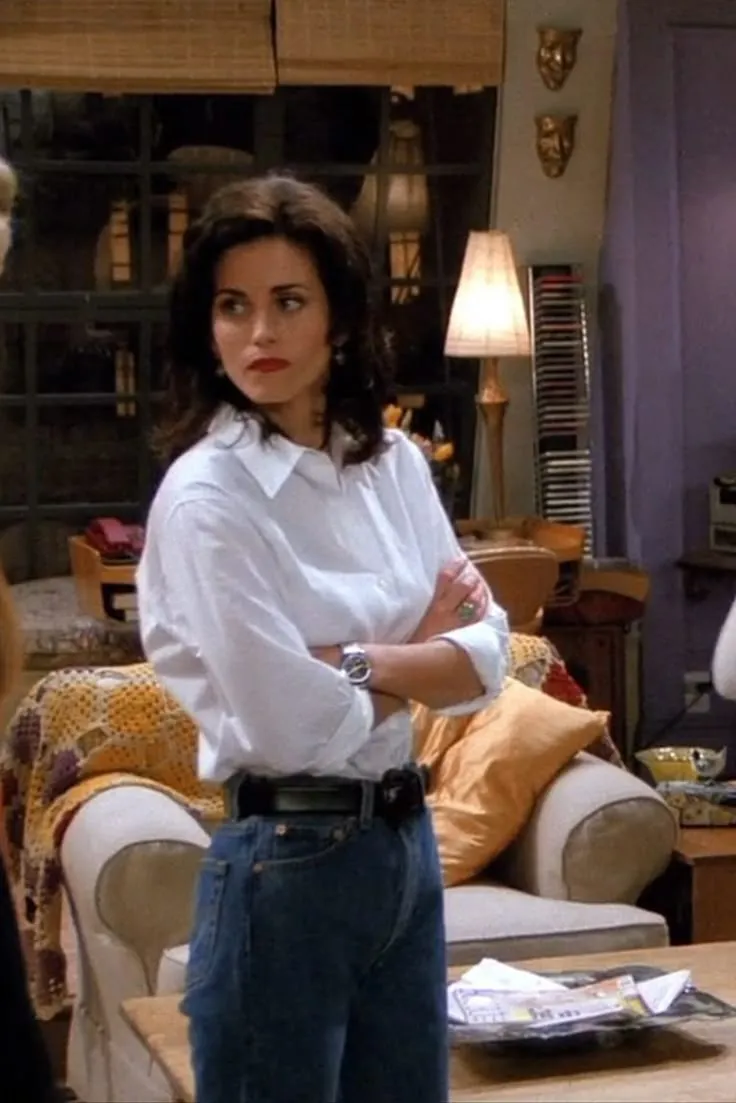 Las mejores 240 ideas de Monica Geller. | elenco de friends, tv: friends,  estilo rachel green