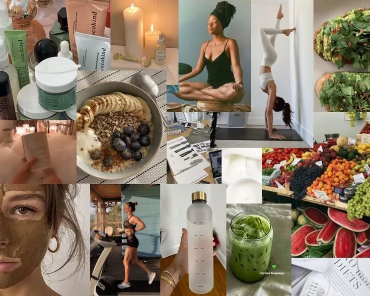 That girl aesthetic vision board PC wallpaper