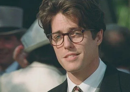 Hugh Grant + Glasses = PERFECT!