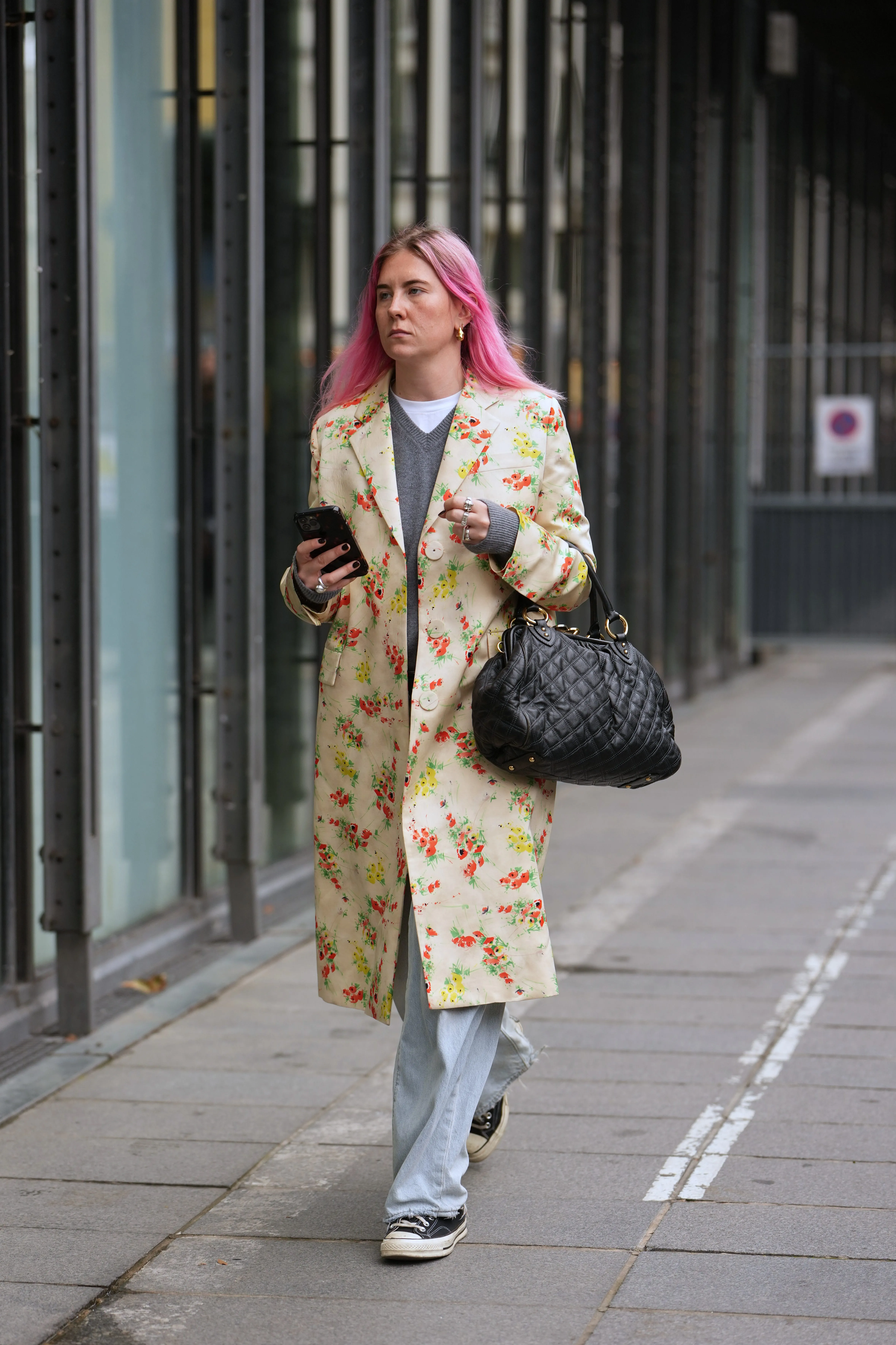 how to style denim in winter