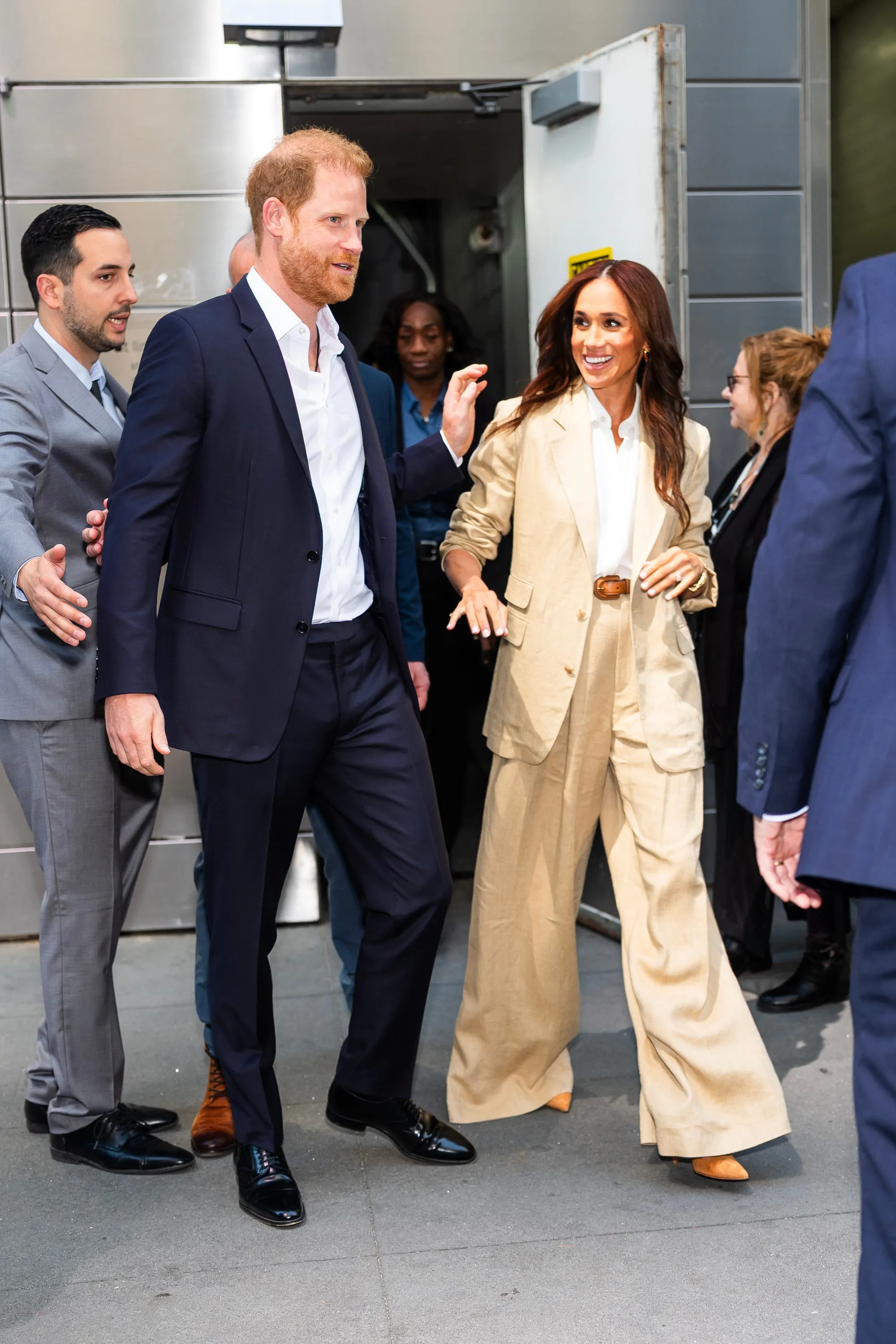 Meghan Markle wore a 'Suits' worthy ensemble in New York