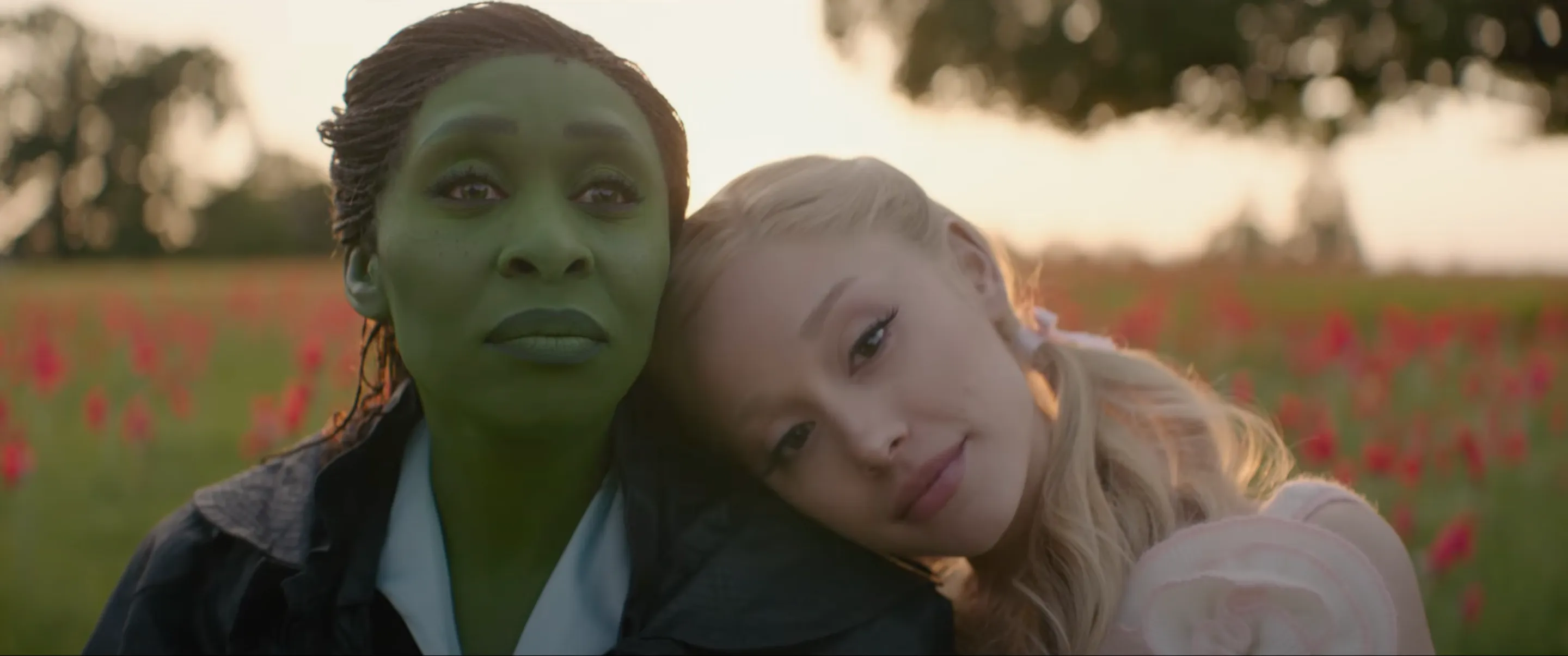 elphaba and glinda in the wicked for good trailer