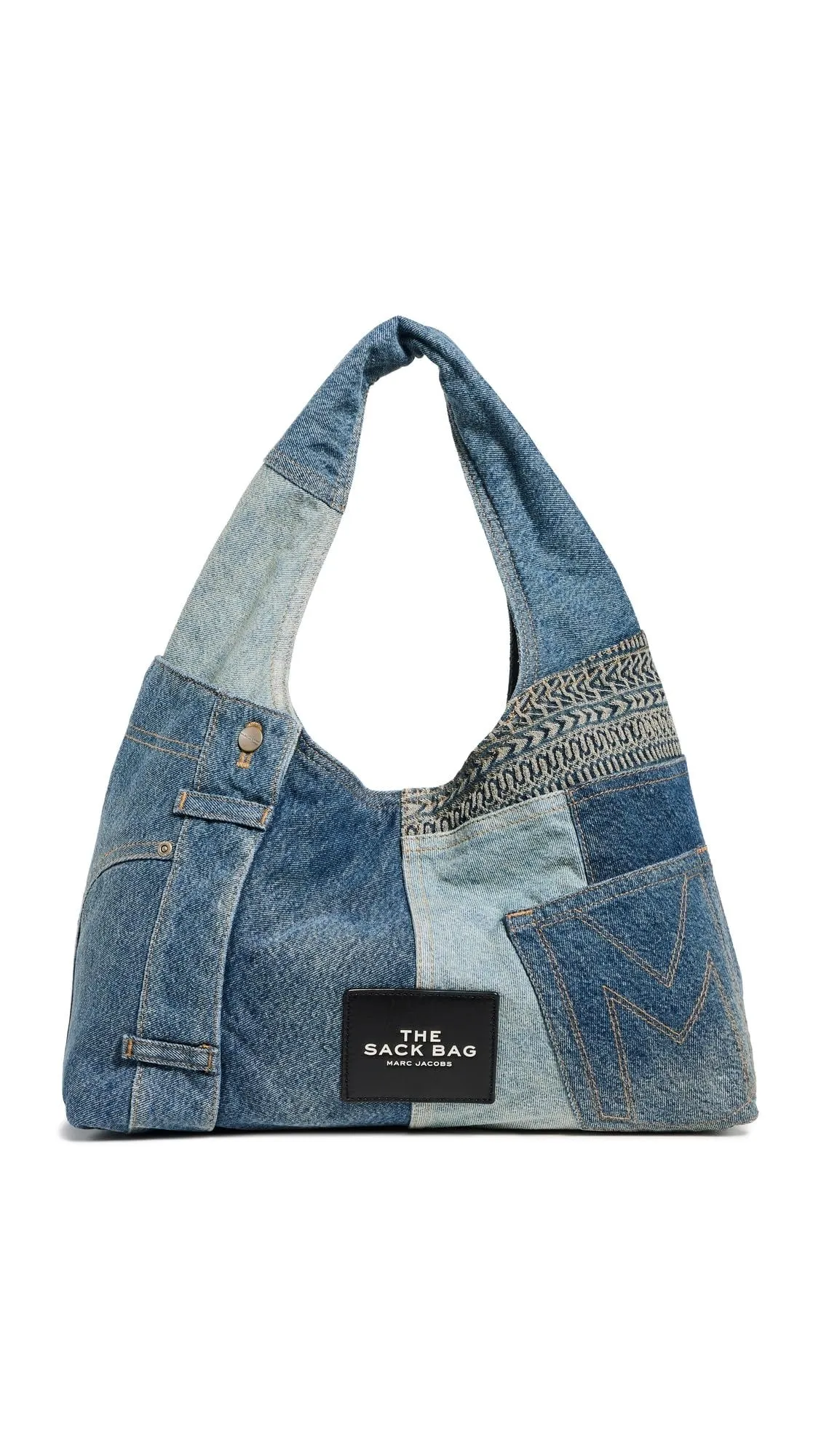 The Deconstructed Denim Sack Bag