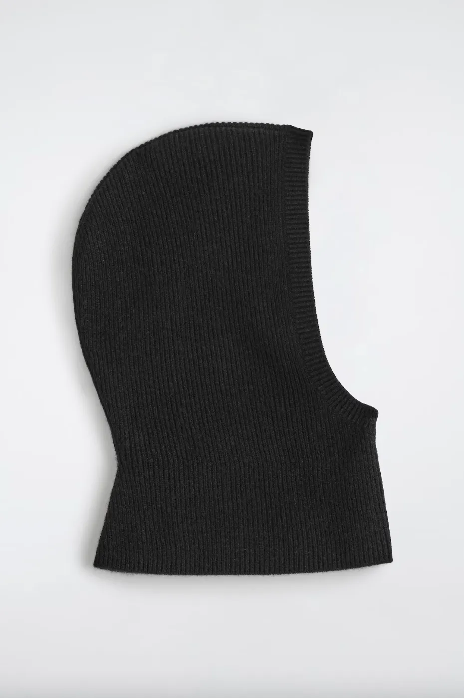 Ribbed Wool-Cashmere Balaclava