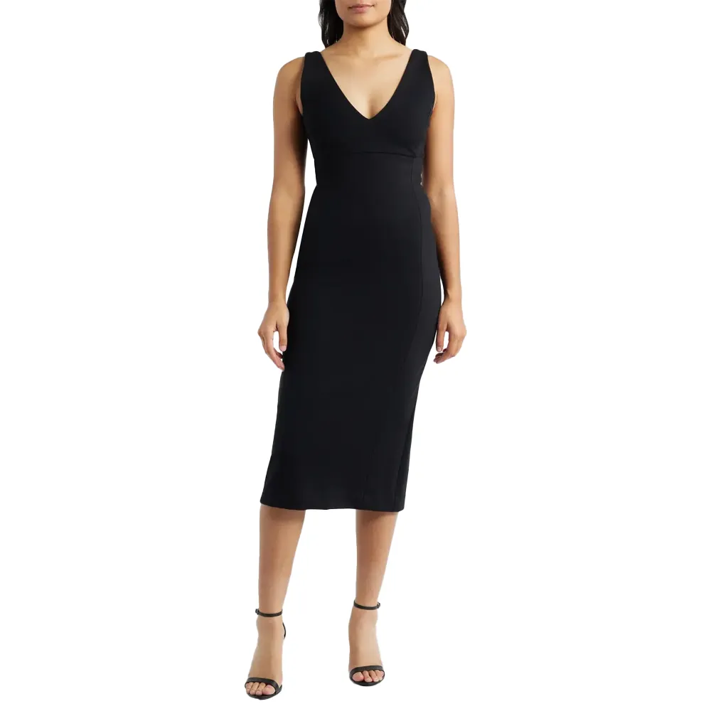 SPANXshape V-Neck Midi Dress