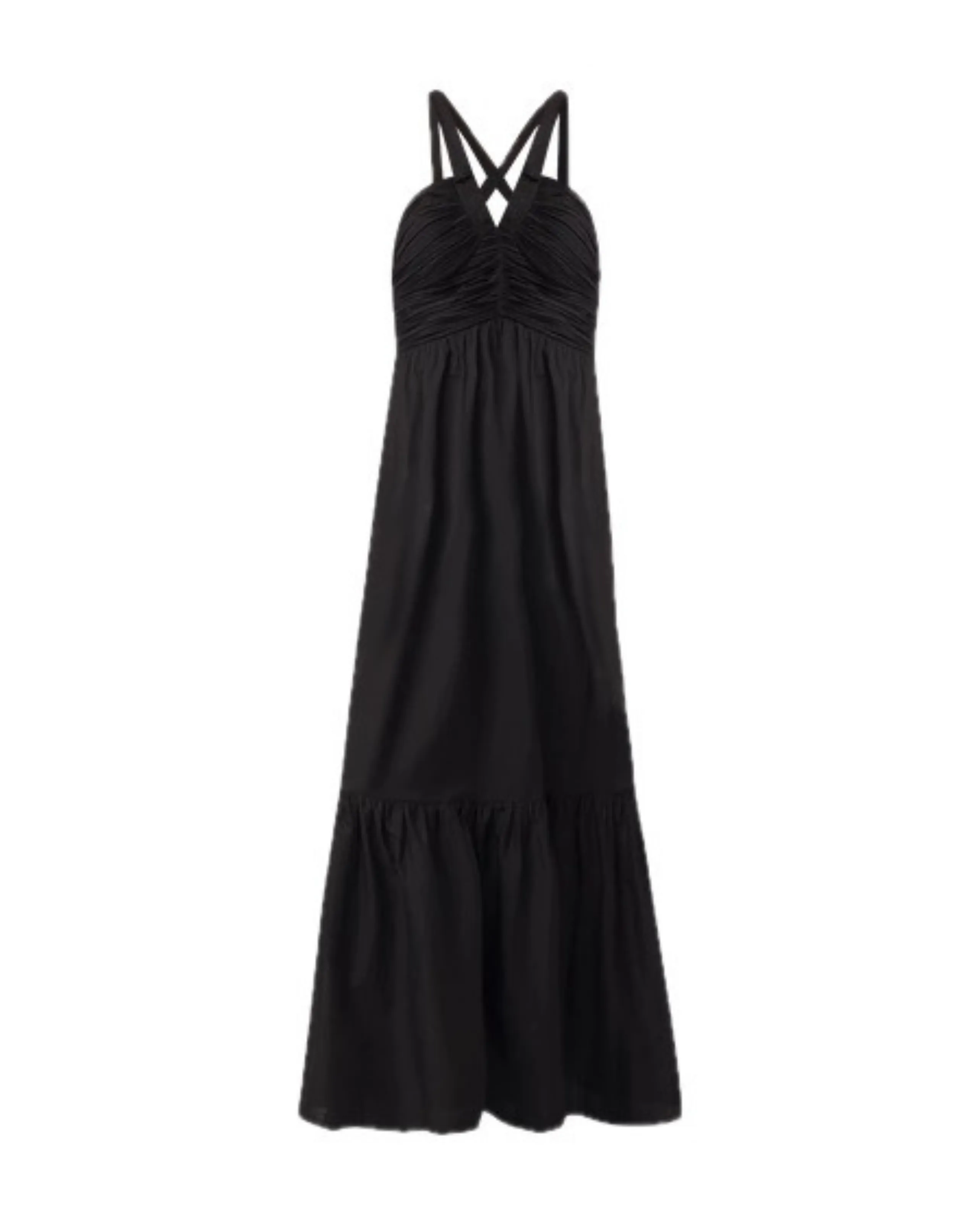 Strappy Halter Maxi Dress