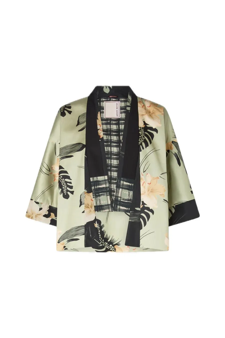 Ibiscus Print Kimono