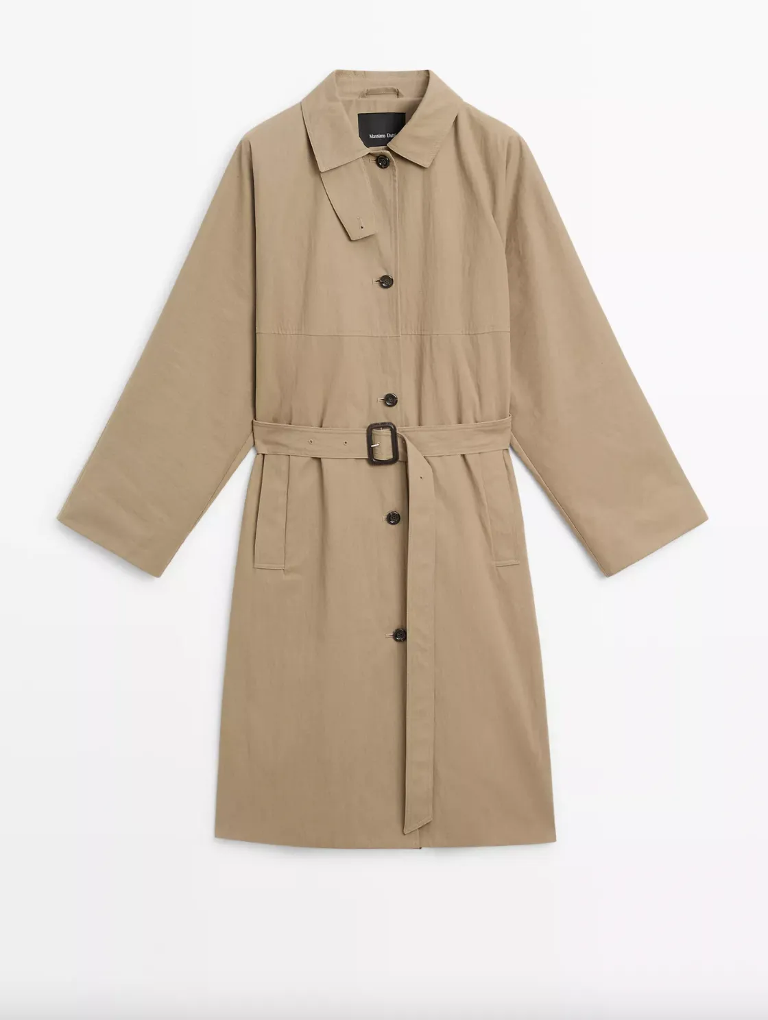 Cotton-Blend Trench Coat