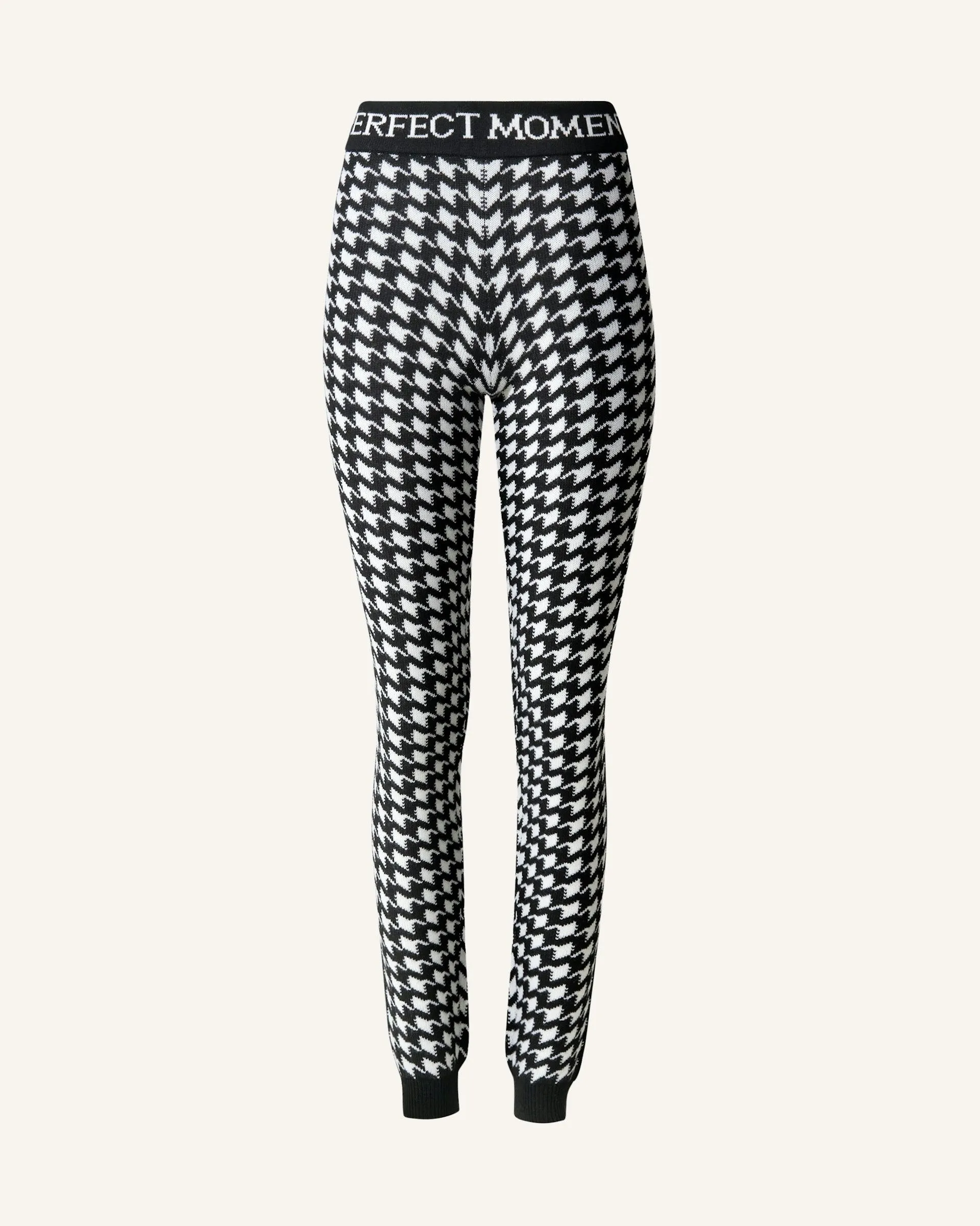 Houndstooth Merino Wool Legging
