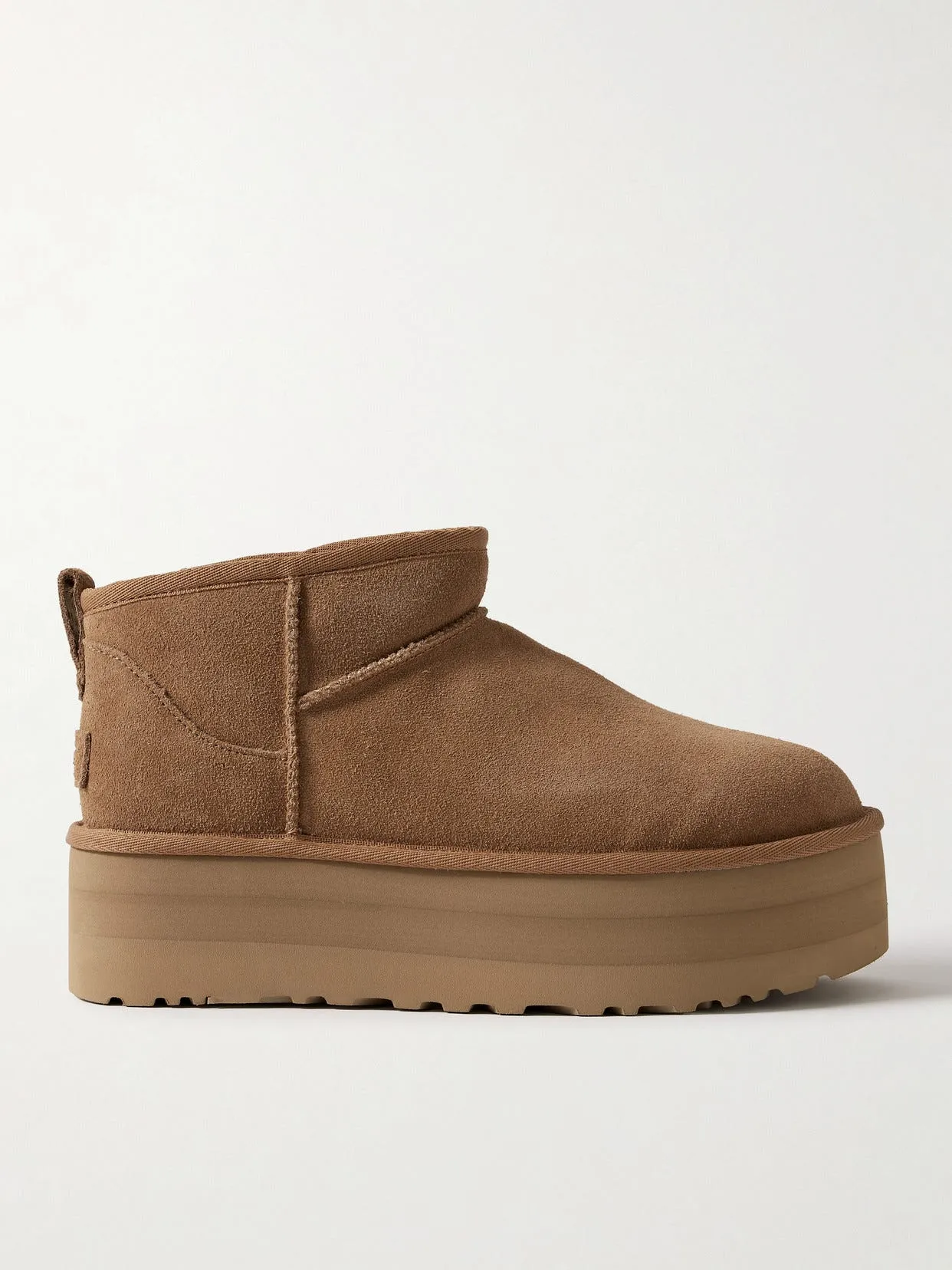 Classic ultra mini platform shearling boots