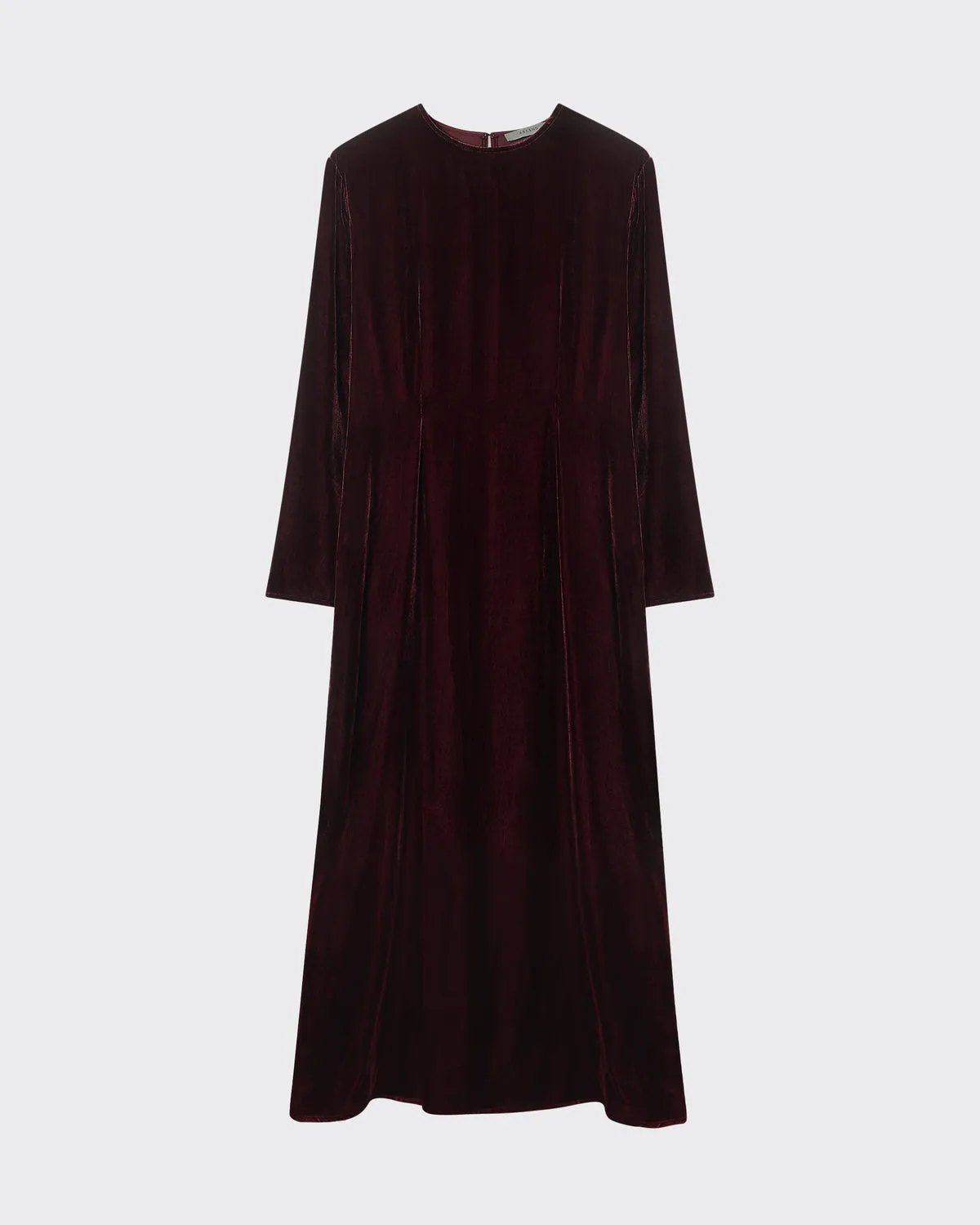 Jody Dress Maroon Viscose Velvet