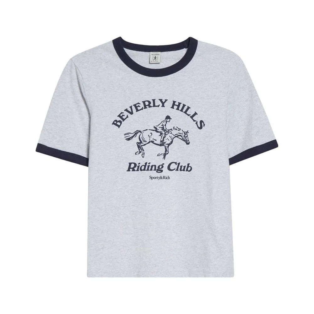 Riding Club Graphic Ringer T-Shirt
