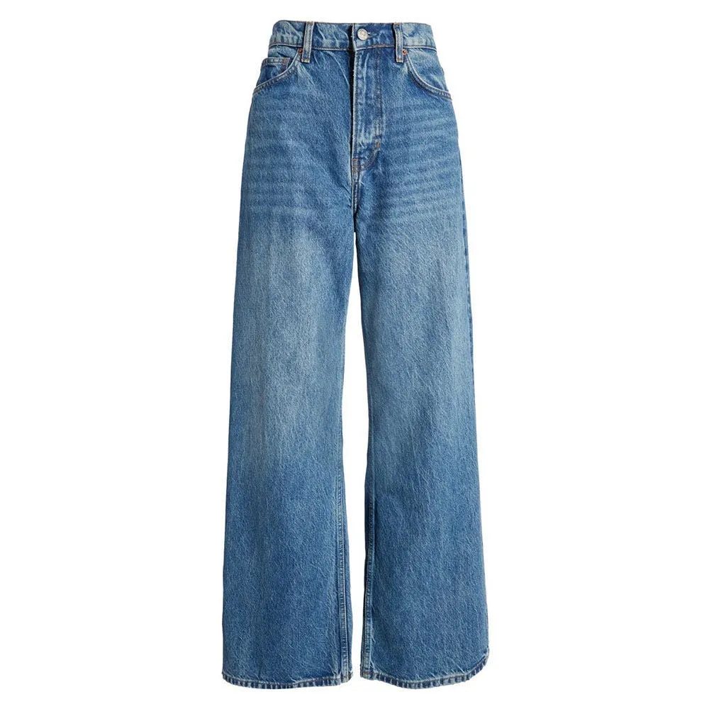 Cary Slouchy High Rise Wide Leg Jeans