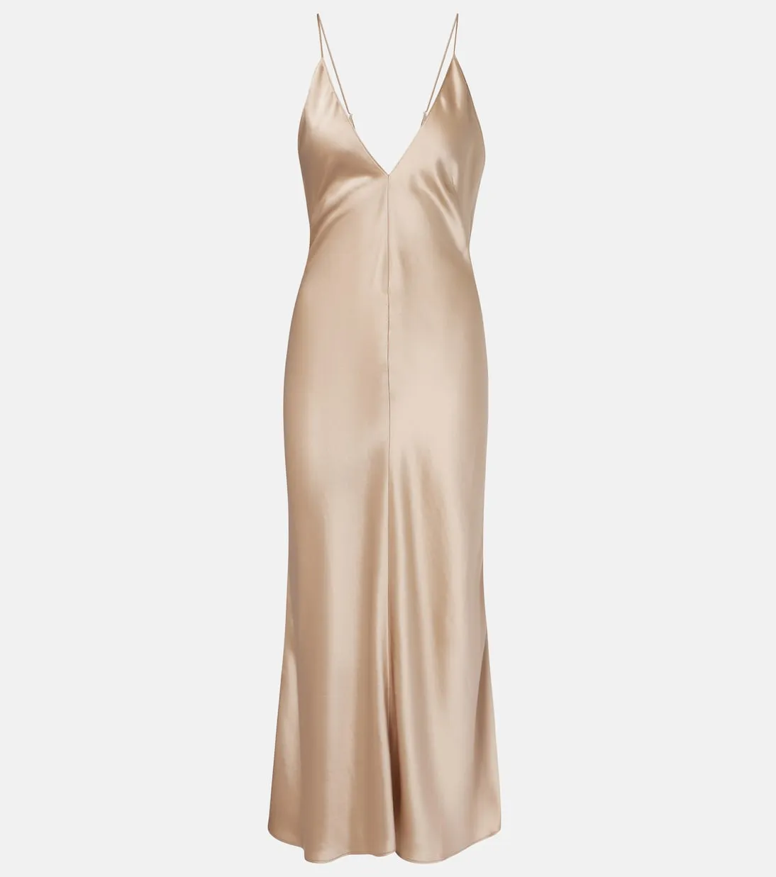 Barb Satin Slip Dress