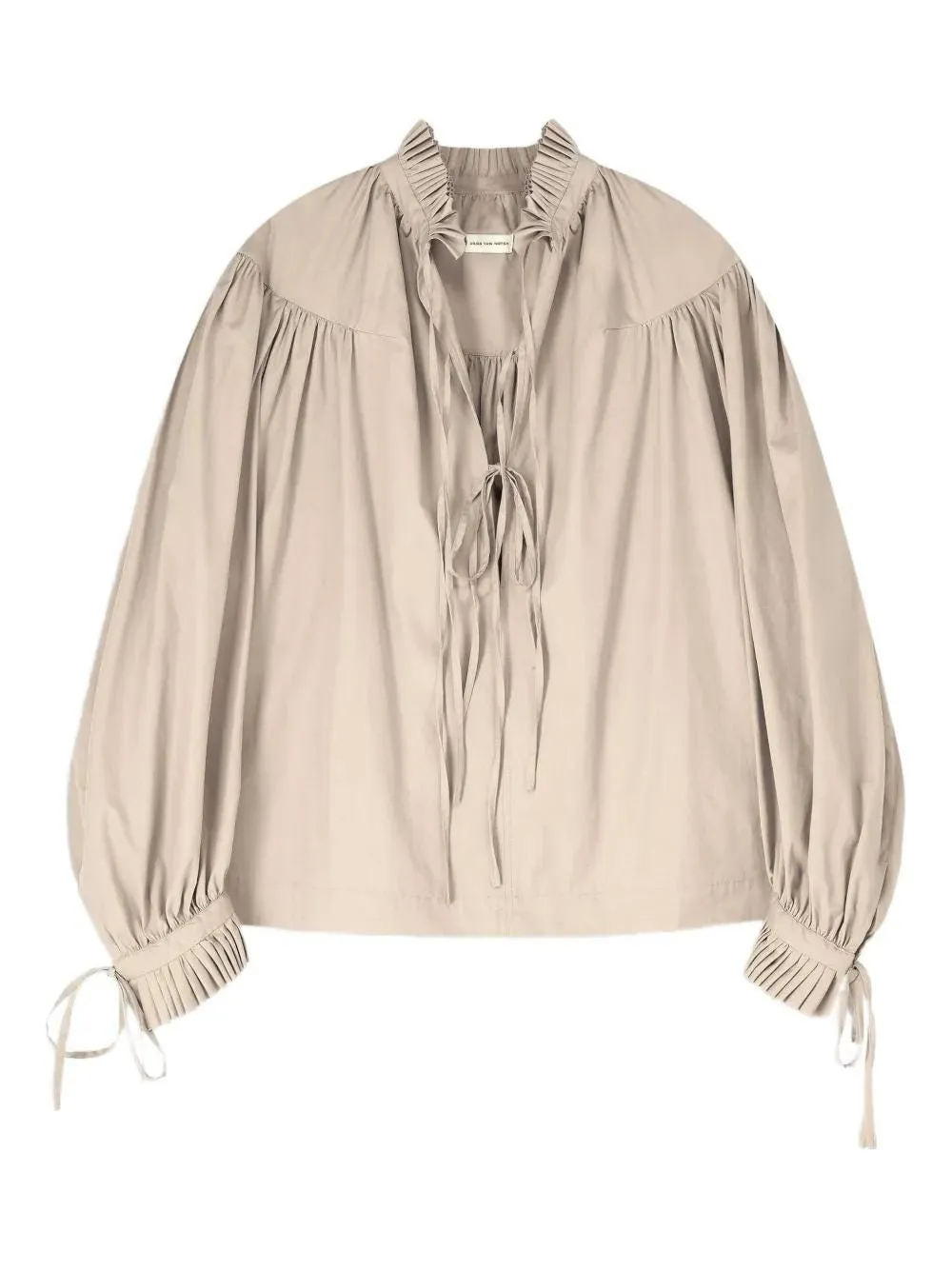 Ruffled Cotton Blouse
