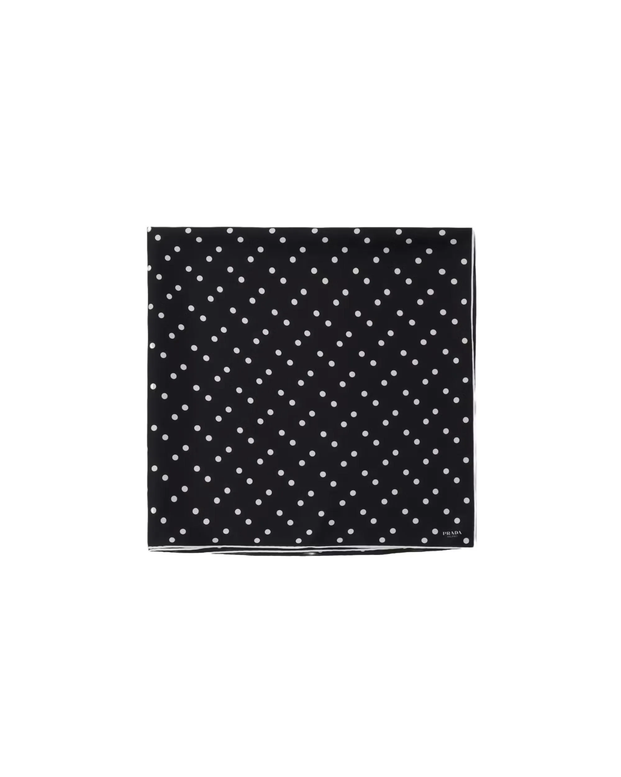 Printed Silk Twill Scarf