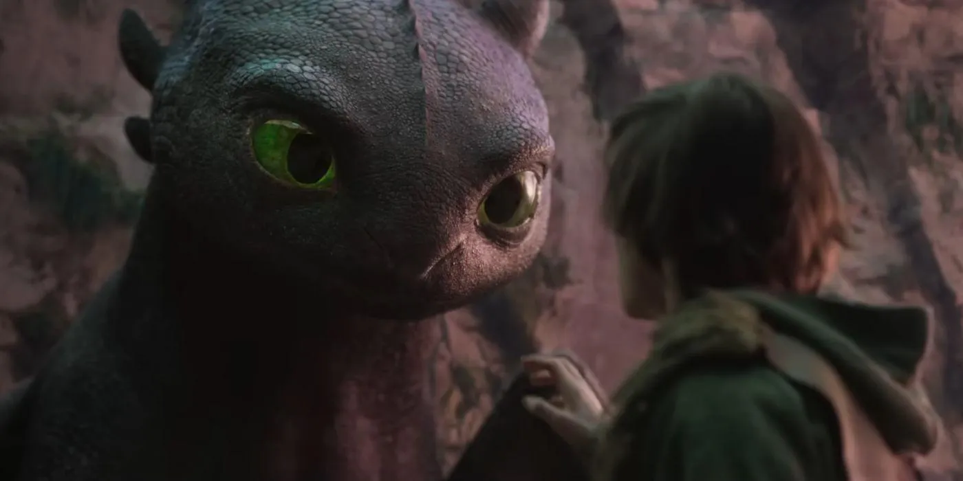 Toothless from the live action How to Train Your Dragon