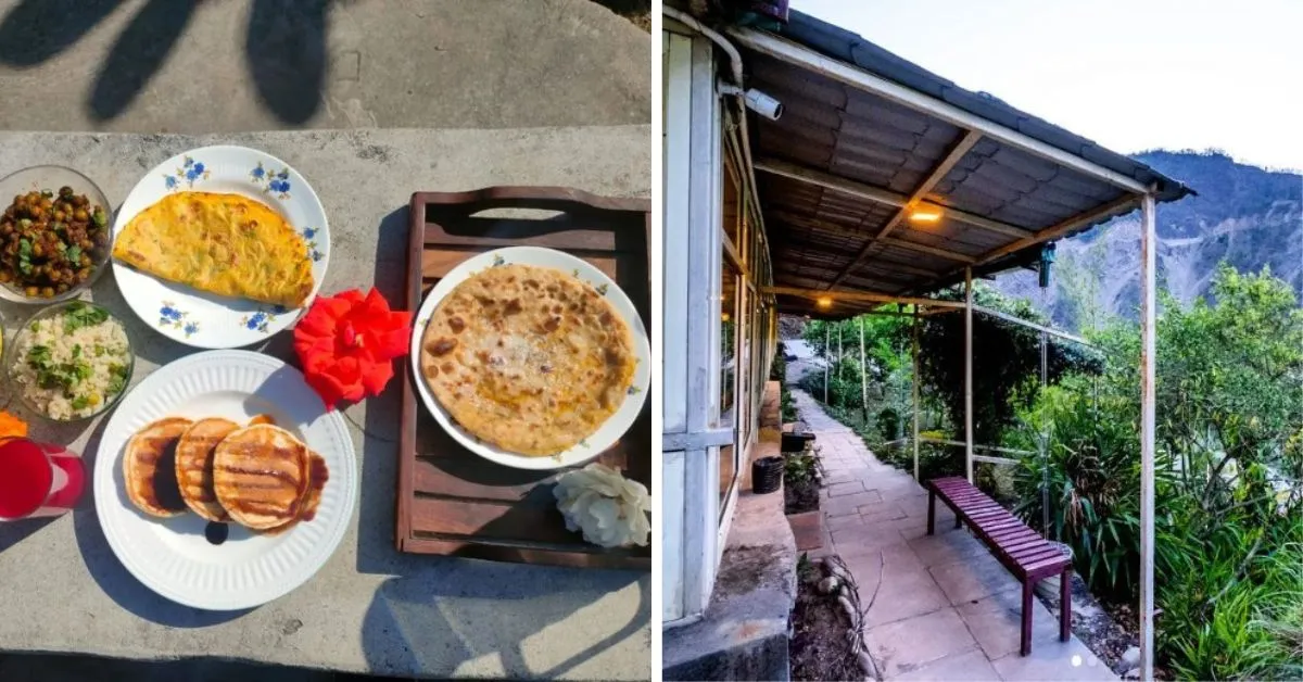 The meals at Ashraya on the Ganga reflect local and indigenous culture and the produce for them is sourced from the neighbouring farms 