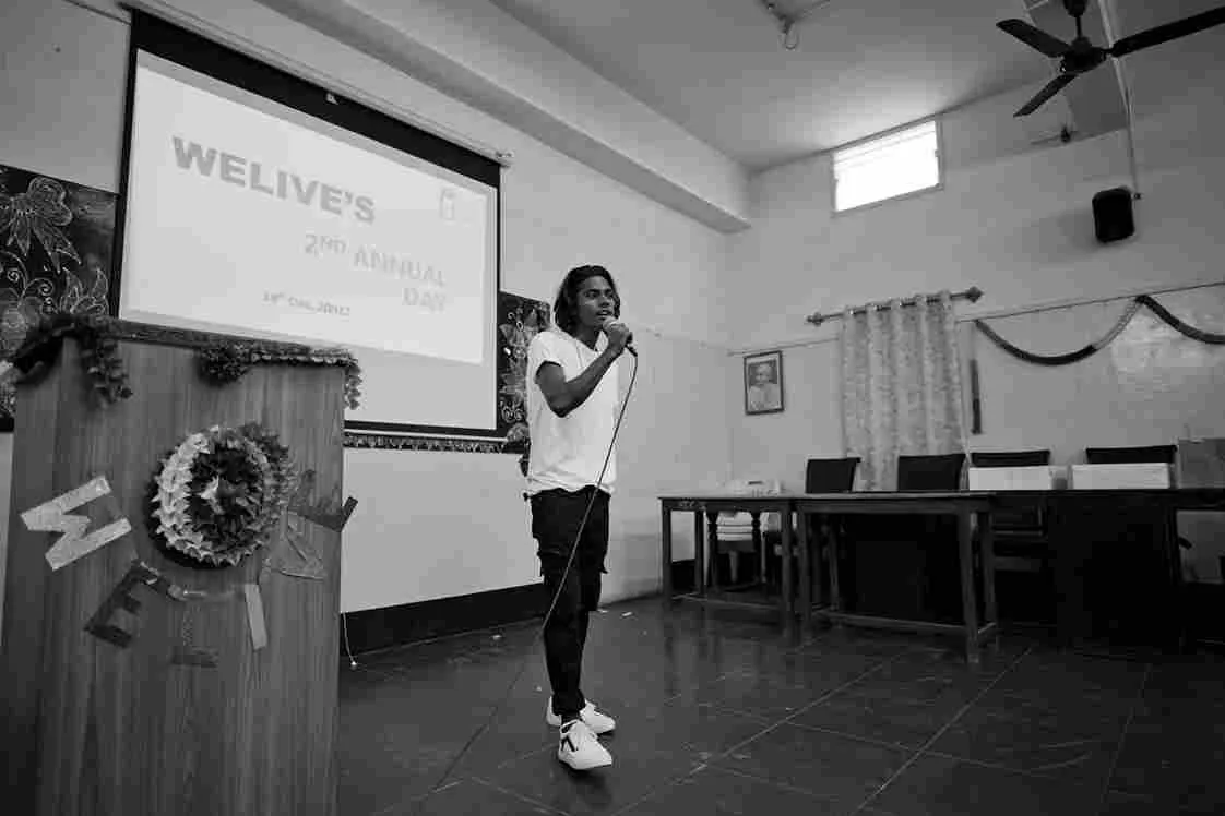 WeLive has a diverse group with youth speaking more than five different languages.