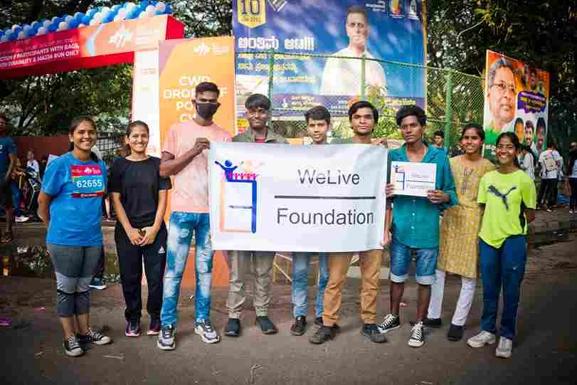 A team from the WeLive foundation.