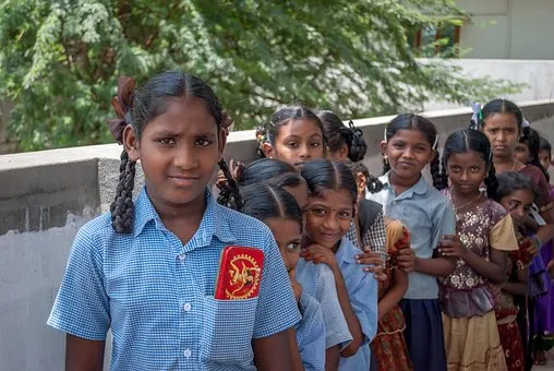 Children, India, Orphanage, Girls