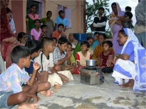 Demo of Oorja in a village