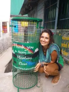 Dustbins installed at Bhagsu