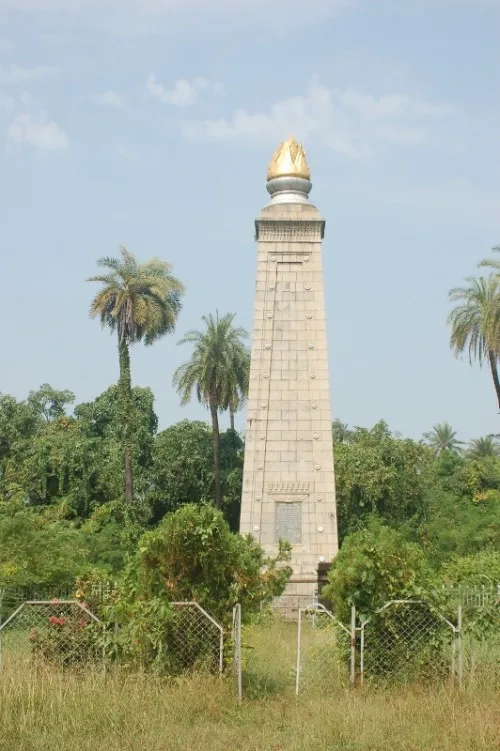 The Commemmorative Pillar at Sanjan.