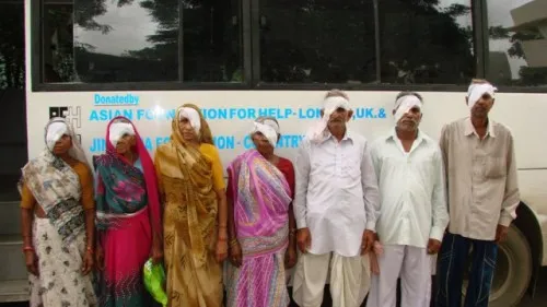 Cataract Operations are part of the eye care facilities provided to the rural populace. 
