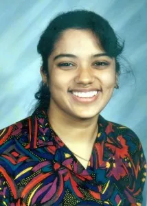 Preethi, a cheerful teenager before the accident 