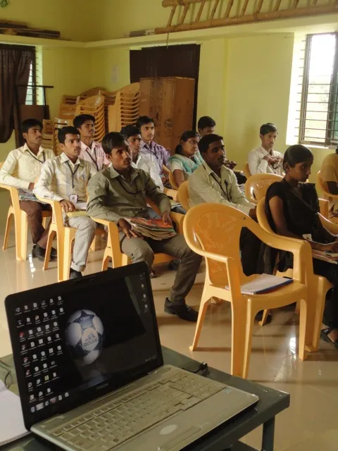A training session in progress