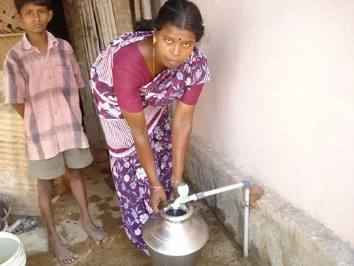 Clean water is a basic human right but many homes in India have to do without it