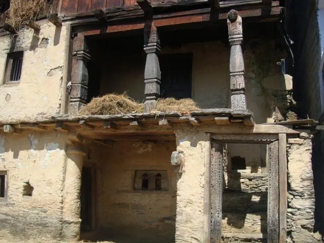 Mamta's damaged house- view from outside