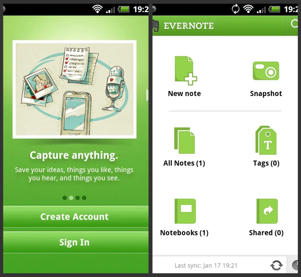 women app_evernote