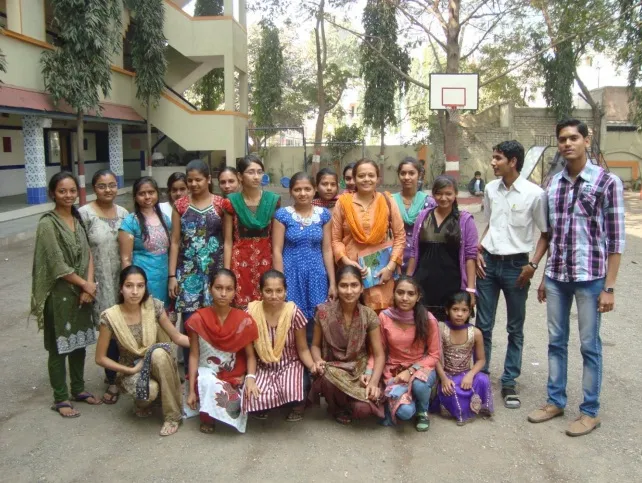Beena Rao with her Prayas team.