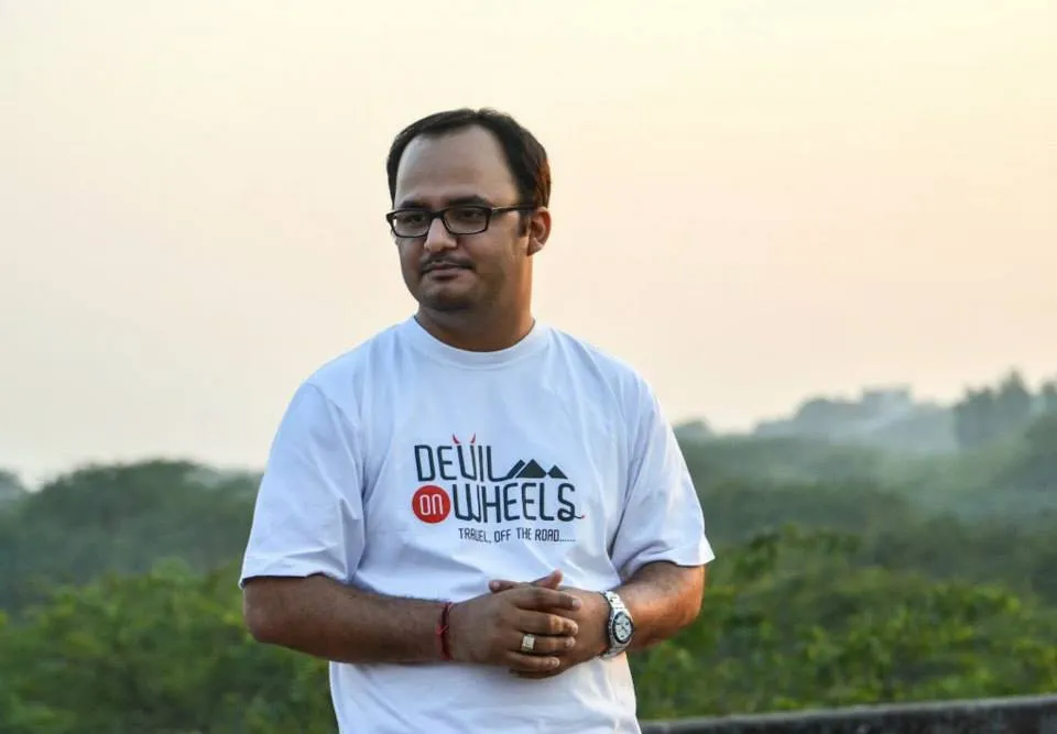 Dheeraj Sharma, founder of Devils on Wheels.