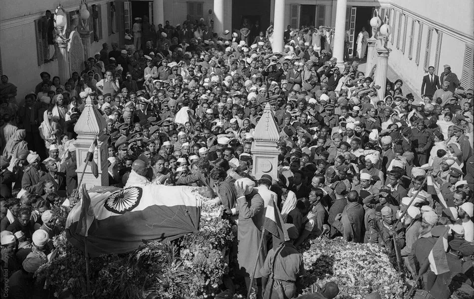 Gandhi's funeral.