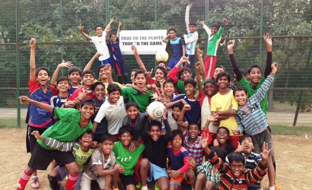 The Football Link imparts social and ethical values among children through football.