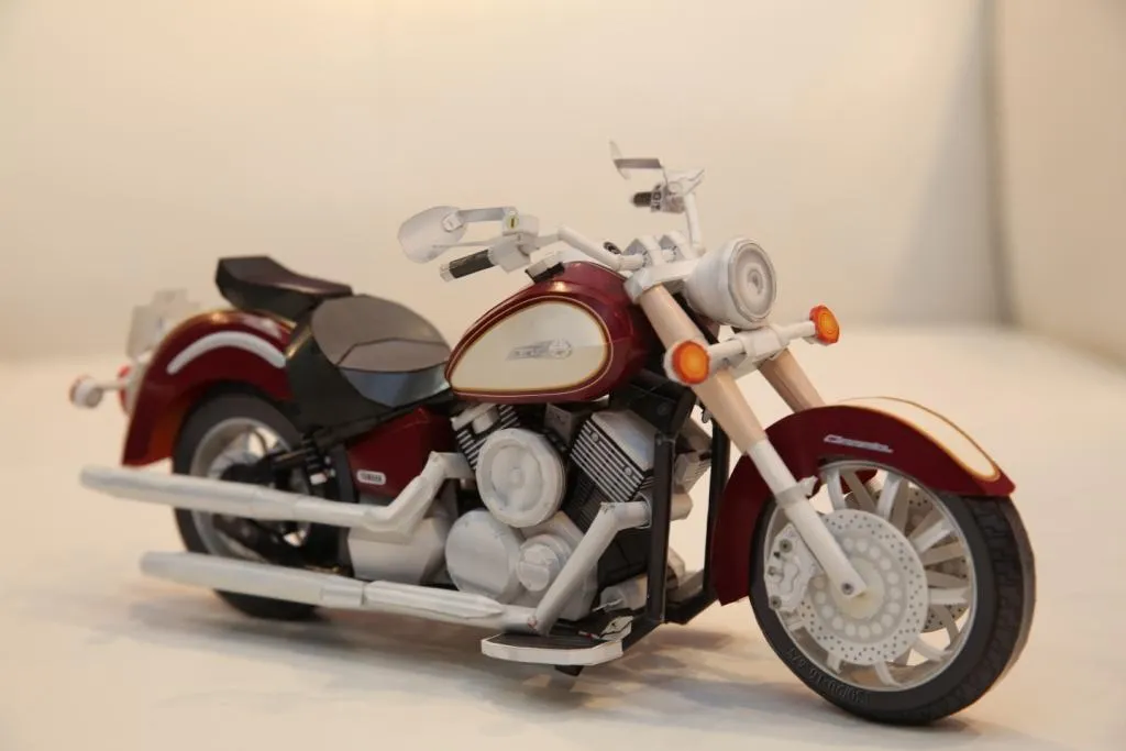 Yamaha Bike. We can't believe its made out of paper, can you?