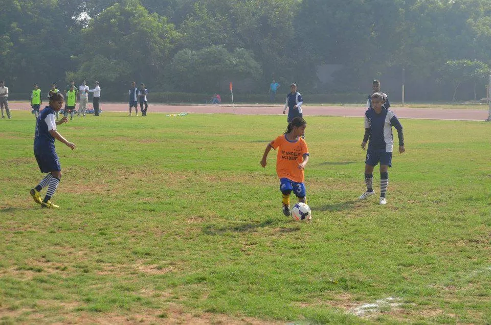 Both girls and boys equally participate in the game.