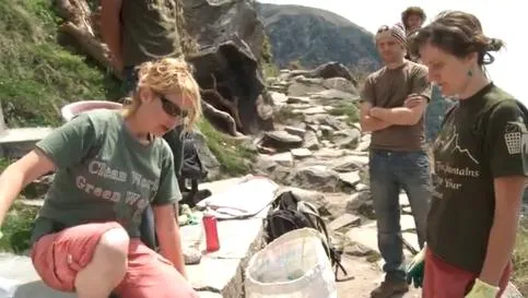 Jodie Underhill (left), Founder of The Mountain Cleaners