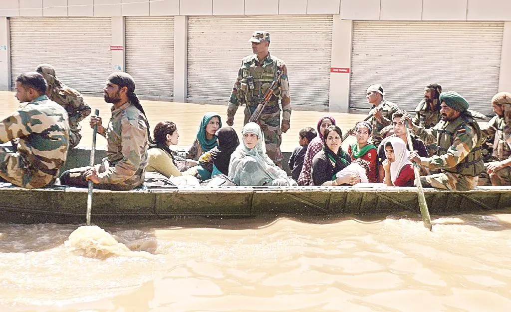 More than 50,000 people are living in community-run relief centres, mainly masjids, schools and marriage halls.