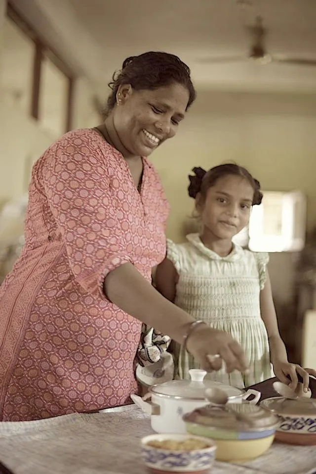 The cook who provides nourishment for these children maybe an illiterate but she shares the same compassion as the founder and does her job with zeal, keeping track of what each of the children likes or dislikes. Most of the food is organic and the kids are getting used to this acquired taste as is the staff which is used to eating spicy Indian curries.