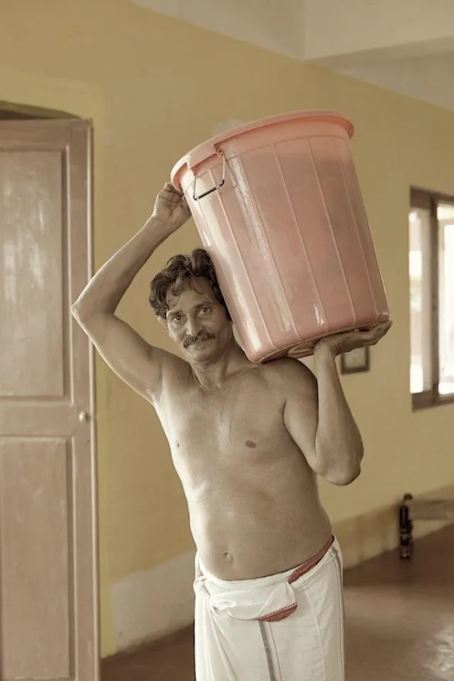 The man who wears many hats, left his well-paying job in city as gardener to live amidst nature and clean up every kind of mess the kids leave behind. He ensures the garden is nourished with all the organic waste from the kitchen and that the children have fresh, clean clothes to wear.