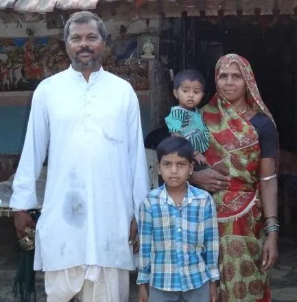 Ramji with the family.